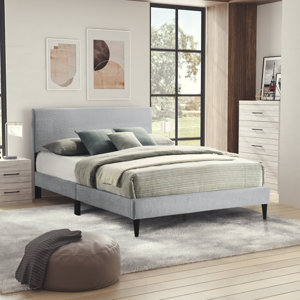 Walter Platform Bed with Adjustable Headboard