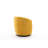Yellow Foam-filled Chair With Swivel Feature, Chenille Fabric In Yellow, 30.8lbs Package Weight-493903931