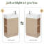 Ensemble de meuble-lavabo simple 19 po Abhijith-592775794