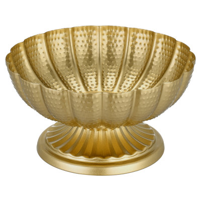 Wedding Flower Vase, 4.7 in Mini Flower Table Centerpieces, Small Floral Bowl Decorative Easy Installation, Versatile Arrangement Stand for Party Events Home Decor Reception, Gold
