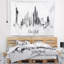 Encre de silhouette new york tapisserie Cityscape-28483055