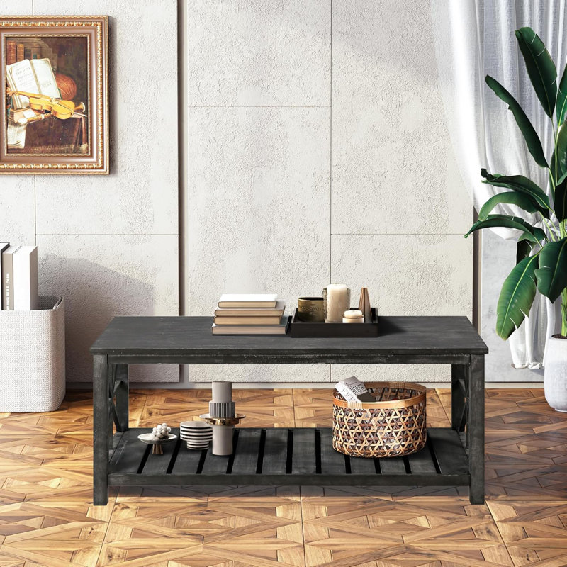 Doireann Coffee Table, Antique Black