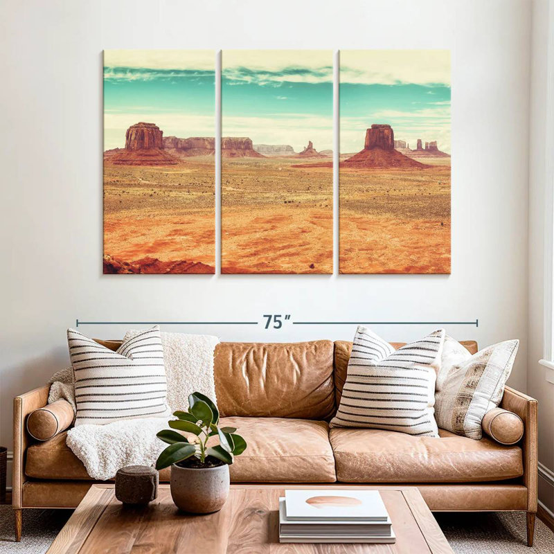 Alvord Panoramic Monument Valley Desert, 42" H x 65" W