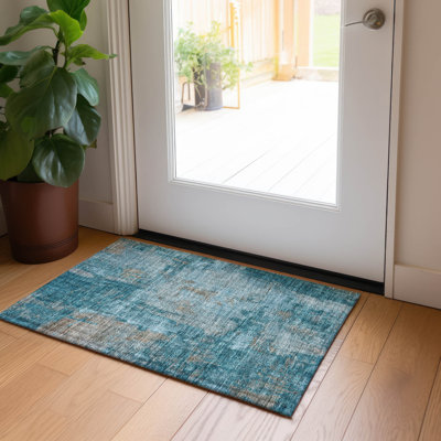 Machine Washable Indoor/Outdoor Chayden ACN989 Rug