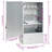 vidaXL BBQ Oven Smoker with Wood Chips 44.5x29x83 cm Galvanised steel-129590394-129401897-129590392