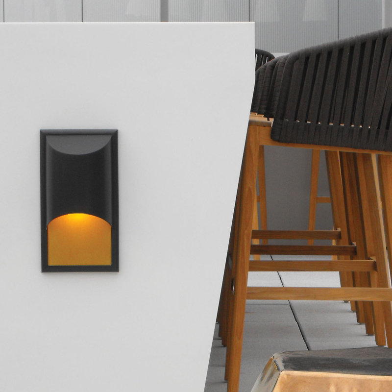 Aurore Wall Light, Satin Black, MED
