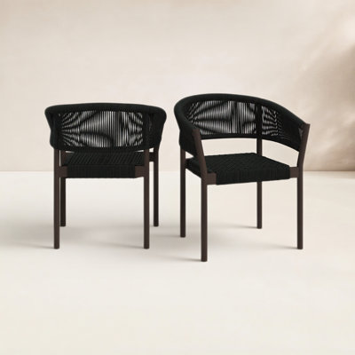 Fynn Stackable Eucalyptus Patio Armchair