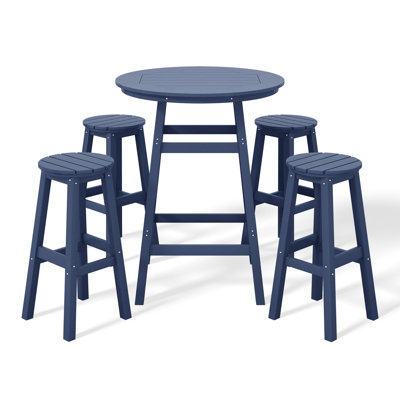 Laguna 5-Piece Round Bar Set