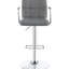 Contemporary Seat - Grey , Metal And Base Modern Adjustable Comfortable