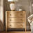 Elfine Modern 27''W 3-Drawers Curves End Table with Built-In Charging Station-1174088165