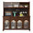 Walnut Solid  Wood Sideboard-764497516