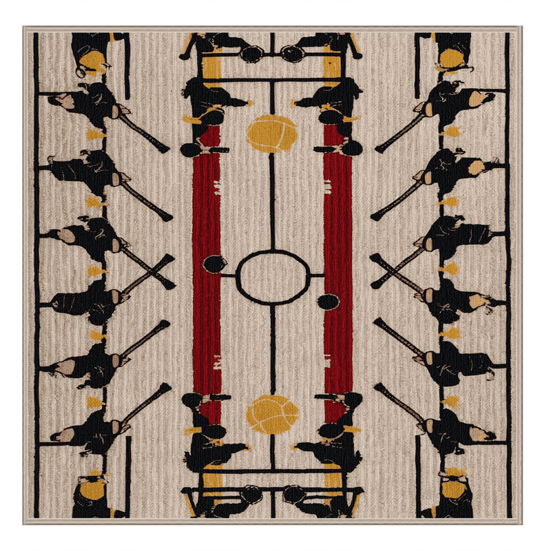  Tapis lavable et lavable, Carré 8 pi x 8 pi