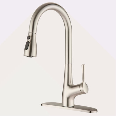 Single Handle Pull Down Kitchen Sink Faucet