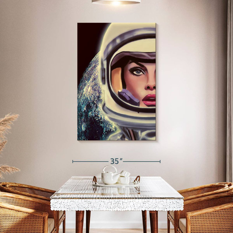 Oberle Le Cosmonaute, 48" H x 32" W