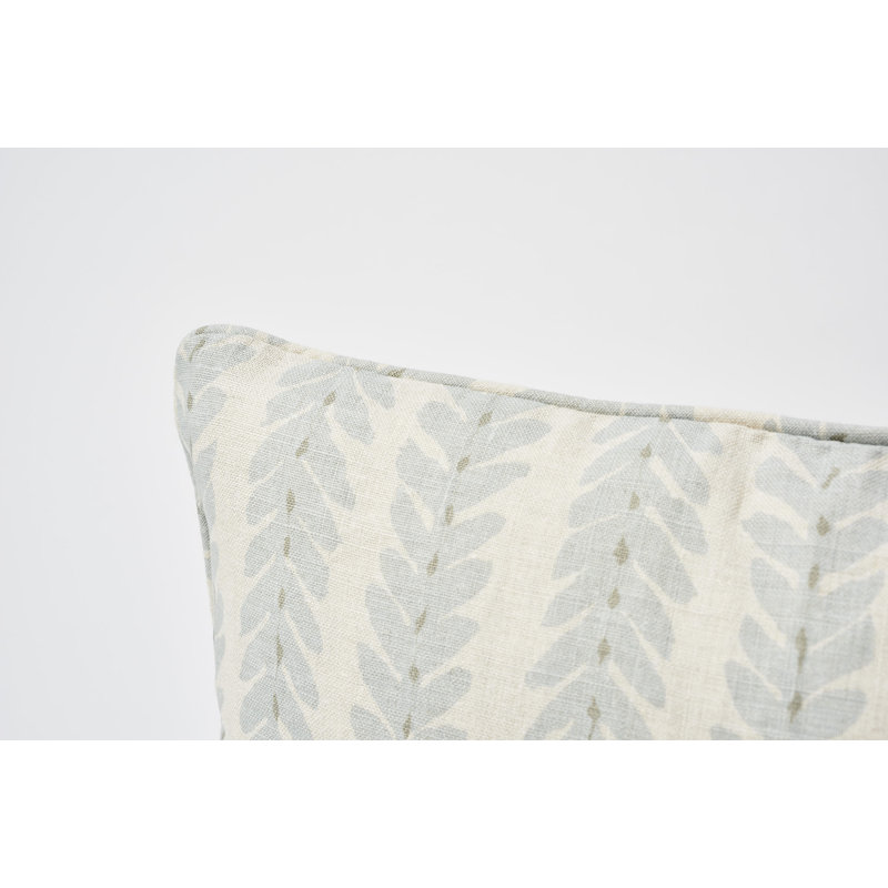 Schumacher x Veere Grenney Woodperry Pillow, Blue, 18''H x 18''W