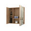 Medicine Cabinet Prague, Four Internal Shelves, Single Door, Pine Finish