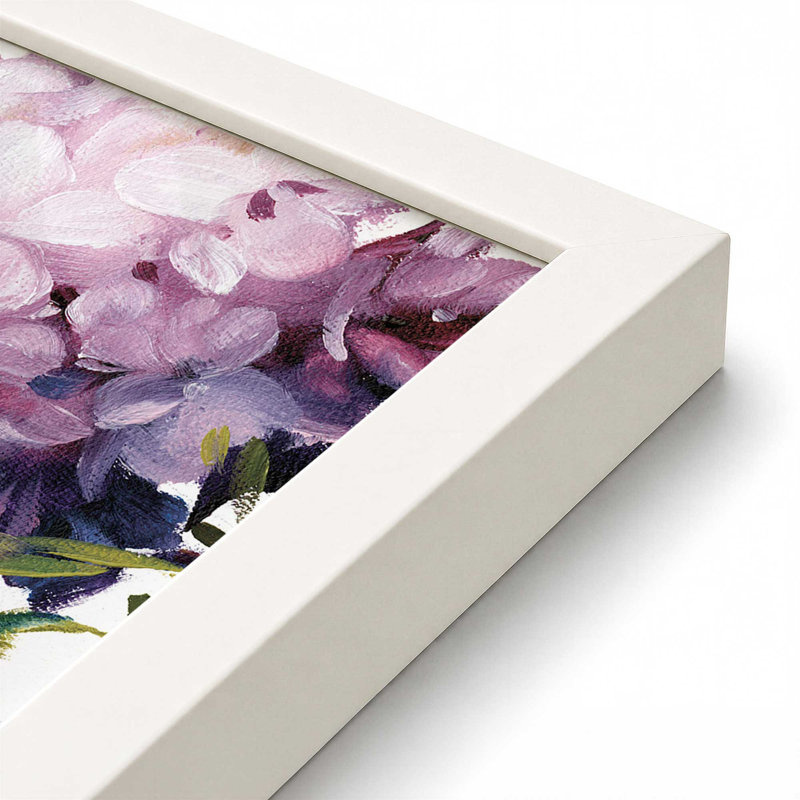 «Spring Nectar IV» par Lisa Audit, reproduction d'art, L 12 po x H 8 po, Blanc, Impression encadrée
