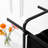 Large 110L 2 Laundry Hamper With Lid, Sorting Cards, Black Cloth Basket For Clothes And Cards Storage