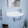 The Renovators Supply Inc. 9'' White Porcelain Rectangular Bathroom Sink with Overflow