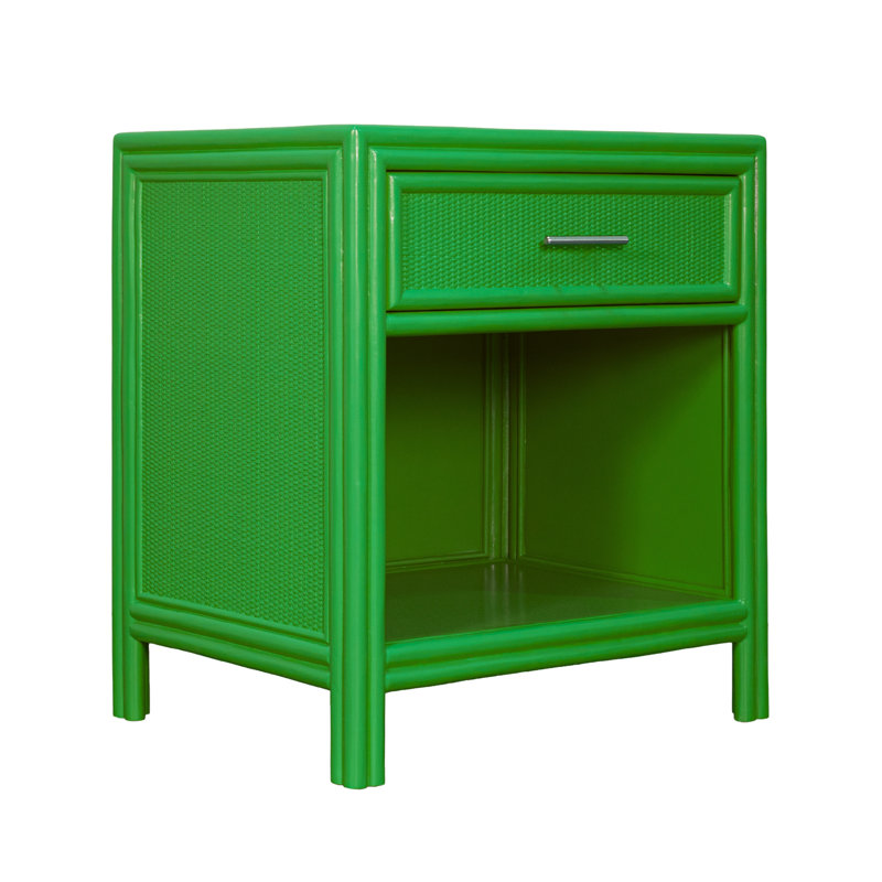 Aruba 1 - Drawer Nightstand, Bright Green