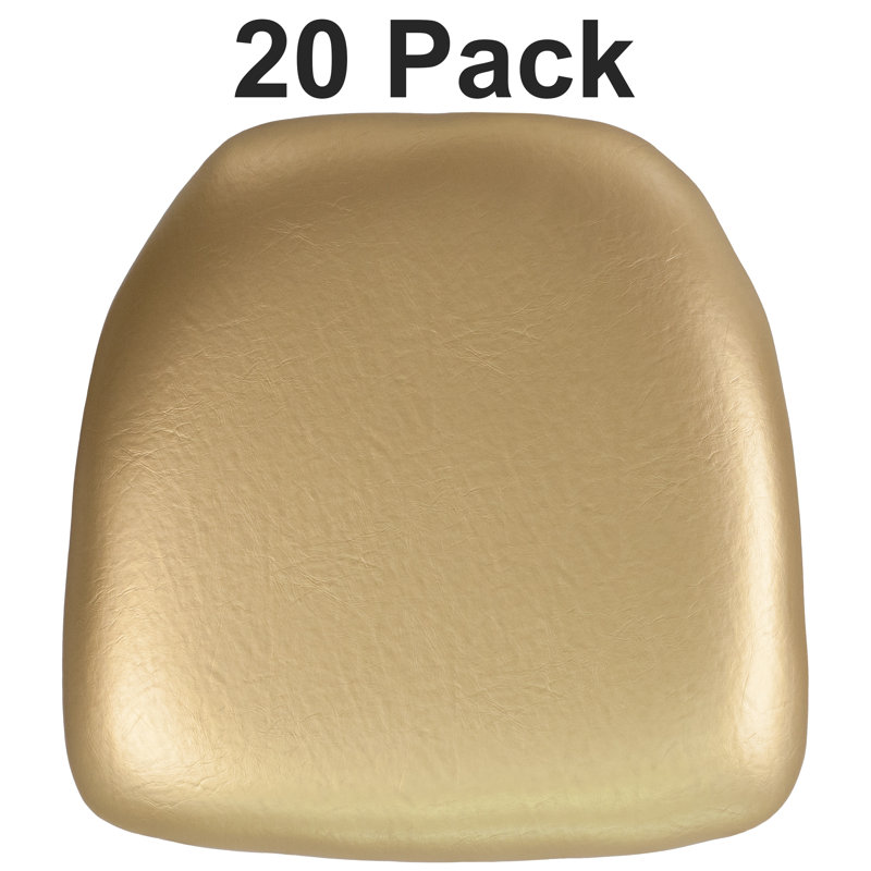 Hard Chiavari Chair Cushion, Gold