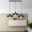 3 - Light Black Kitchen Island Pendant