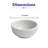 MINIATURE Premium Porcelain Non-Stackable Bowl,