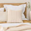 Natural Square Throw Pillow Cover