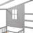 Wood House Bed-1848883439