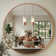 Nelson Round Accent Wall Mirror Rose Gold 30"
