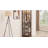 Glass Cabinet Lighted Corner Cabinet Corner Display Curio Cabinet, Glass Display With Light Bar Cabinet, Wine Cabinet with Adjustable Glass Shelves Carved Decoration Daark Cherry, Light(Included)-1318109023
