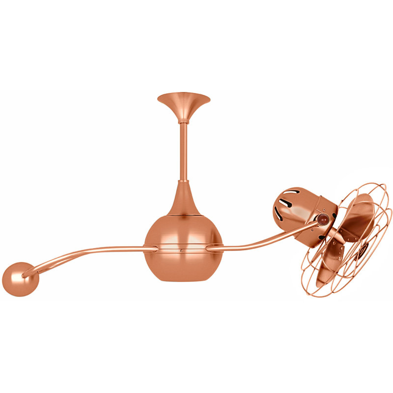 40" Brisa 2000 3 Blade Ceiling Fan, Brushed Copper