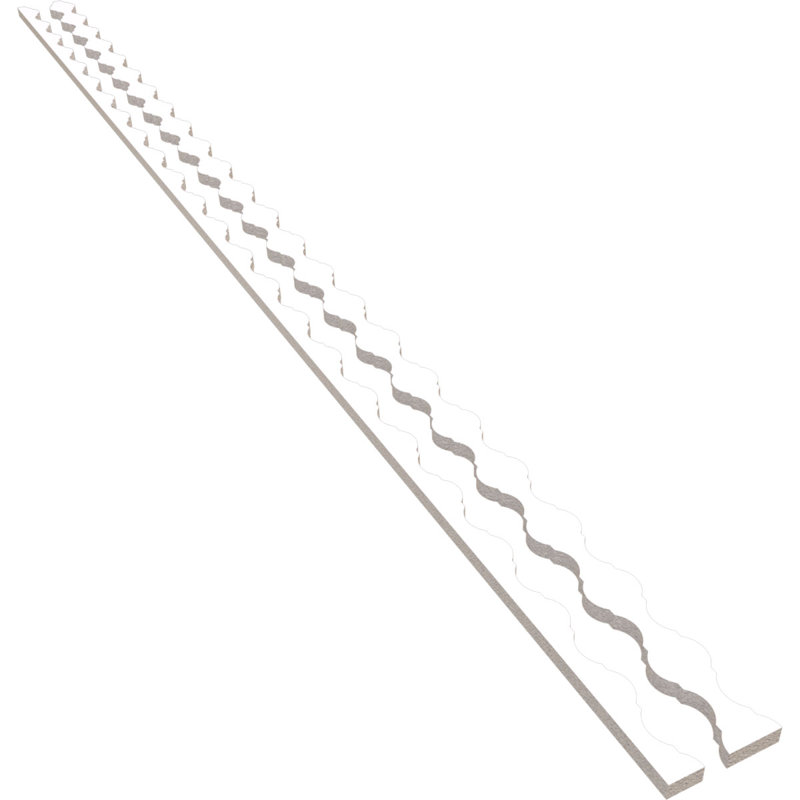 Ensemble de panneaux muraux réglables Casablanca Casablanca, H 94 po x l 2,25 po x P 0,75 po