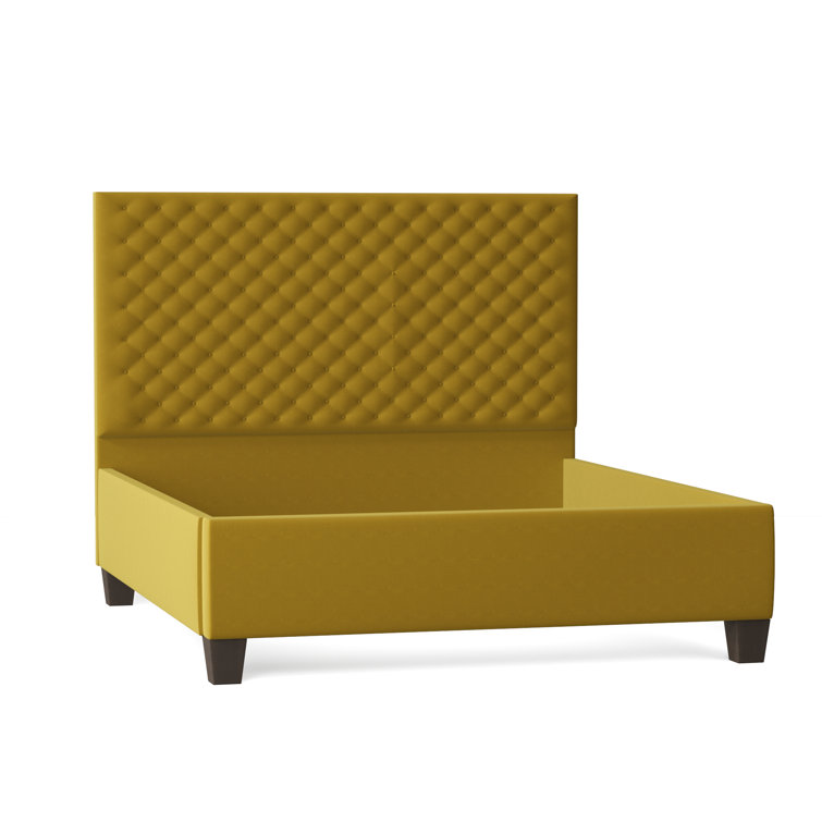 Lit plateforme tapissier Leigh