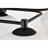 Petya 5-light Matte Black Chandelier Frosted Glass Shades