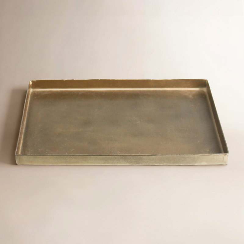 Aluminum Tray, 0.5" H x 4" W x 6.25" L