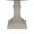 Taranto 59" Round White And Gray Dining Table
