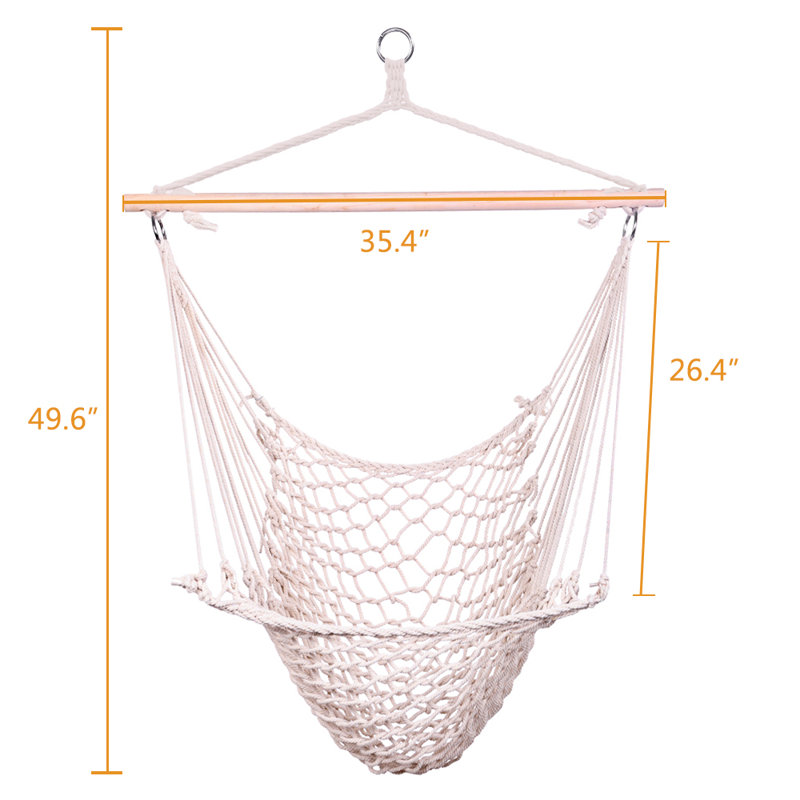 Flaherty 1 Person Chair Hammock, Beige