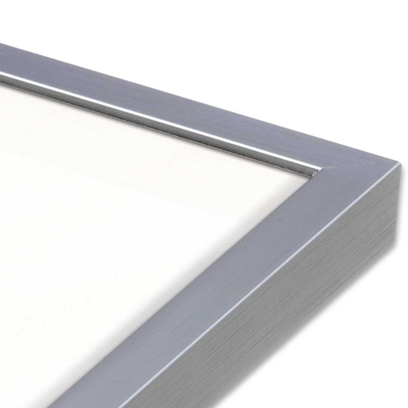 Fyfe XLV par Lisa Audit, reproduction d'art, Argent argent, H 13,5 po x l 13,5 po