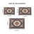 Area Rug Vintage Bohemia Large Persian Non-Slip Washable Rug For Living Room Kitchen Bedroom Living Room Flower Design Reddish Brown-152282007