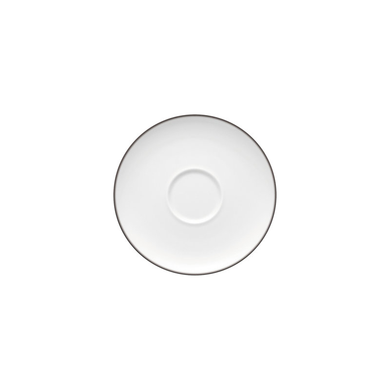 TAC Porcelain Saucer, Platin