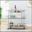 Wagon-bar en métal avec verre