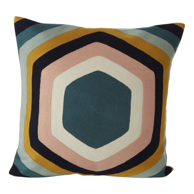 Lance Geometric Square Throw Cushion