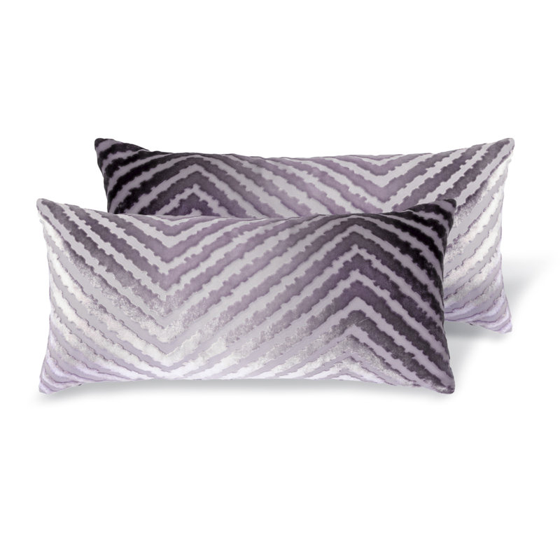  Rectangular Velvet Pillow Cover & Insert, Thistle
