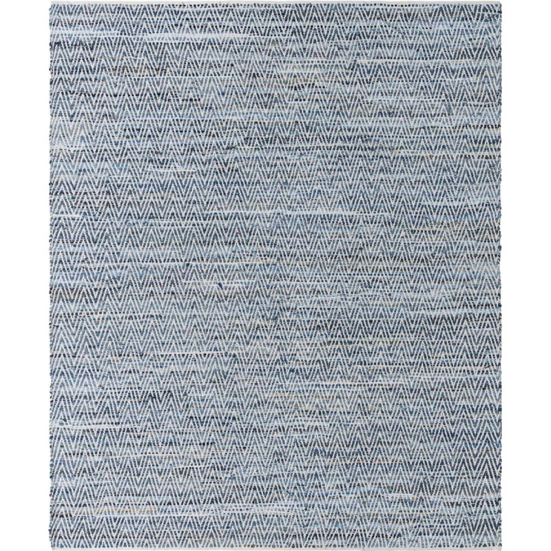 Tedesco Cotton Abstract Indoor Rug, Rectangle 9' x 12'