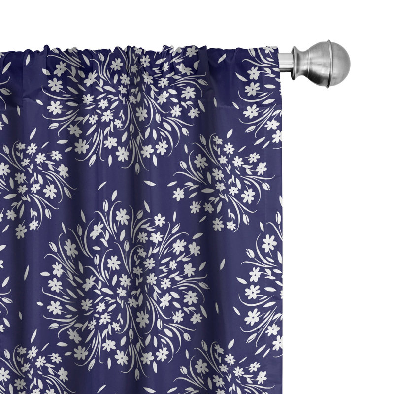 Semi-Sheer Rod Pocket Curtain Panels, 28" x 63"