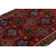 Wool Geometric Area Rug in Brown/Red/Green