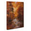 The Woodland Stream - Wrapped Canvas-56662528