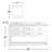 Parmer 60" Carrara White Marble Countertop Bath Vanity with Mirror-696762620-792820937