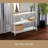 35.43'' Glass Top Console Table-1039166039